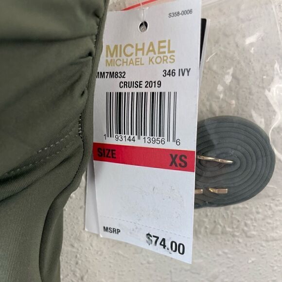 NWT MICHAEL Michael Kors Matching Tankini And Bottoms Sizes XS or S - Picture 4 of 5